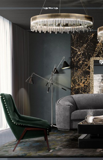 Triangle Concrete House on lake